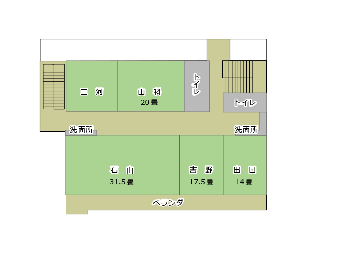 吉崎東別院 3階案内図